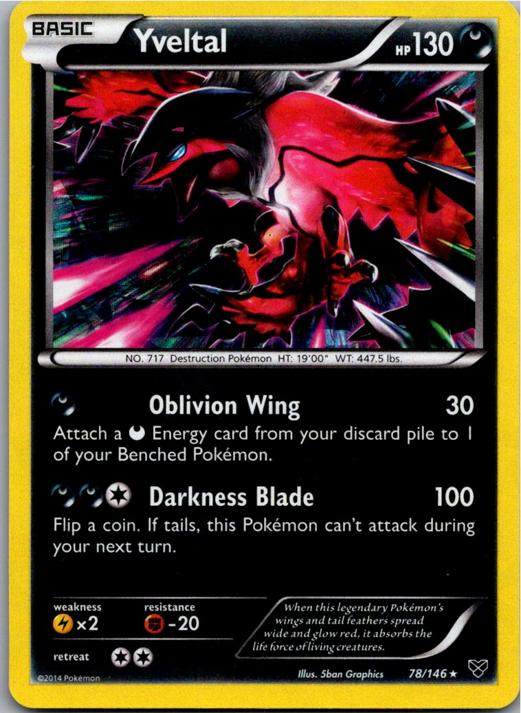 Yveltal 78/146 XY – Vorderseite