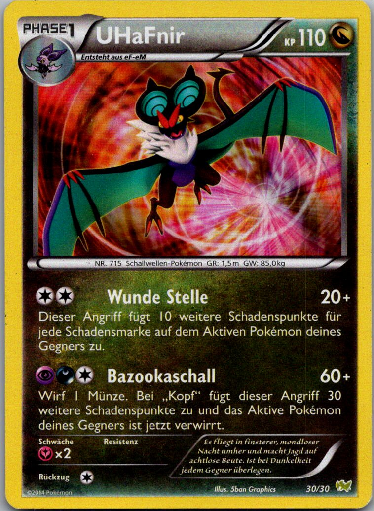 UHaFnir 30/30 XY trainer Kit (Noivern) – Vorderseite