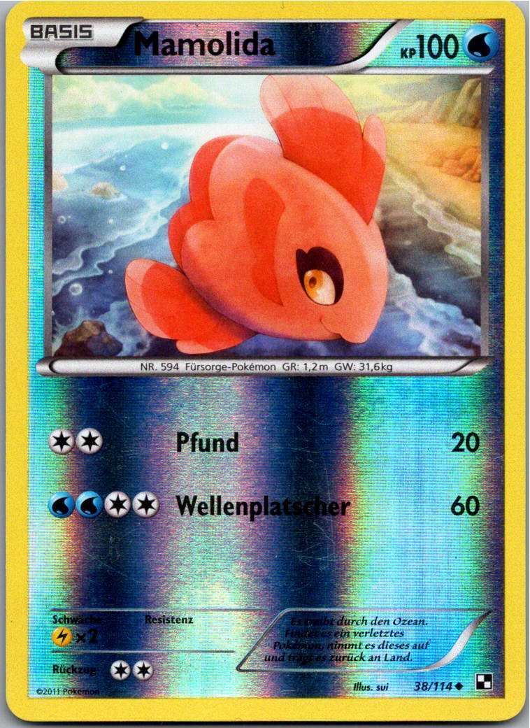 Mamolida 038/114 Schwarz & Weiß – Vorderseite