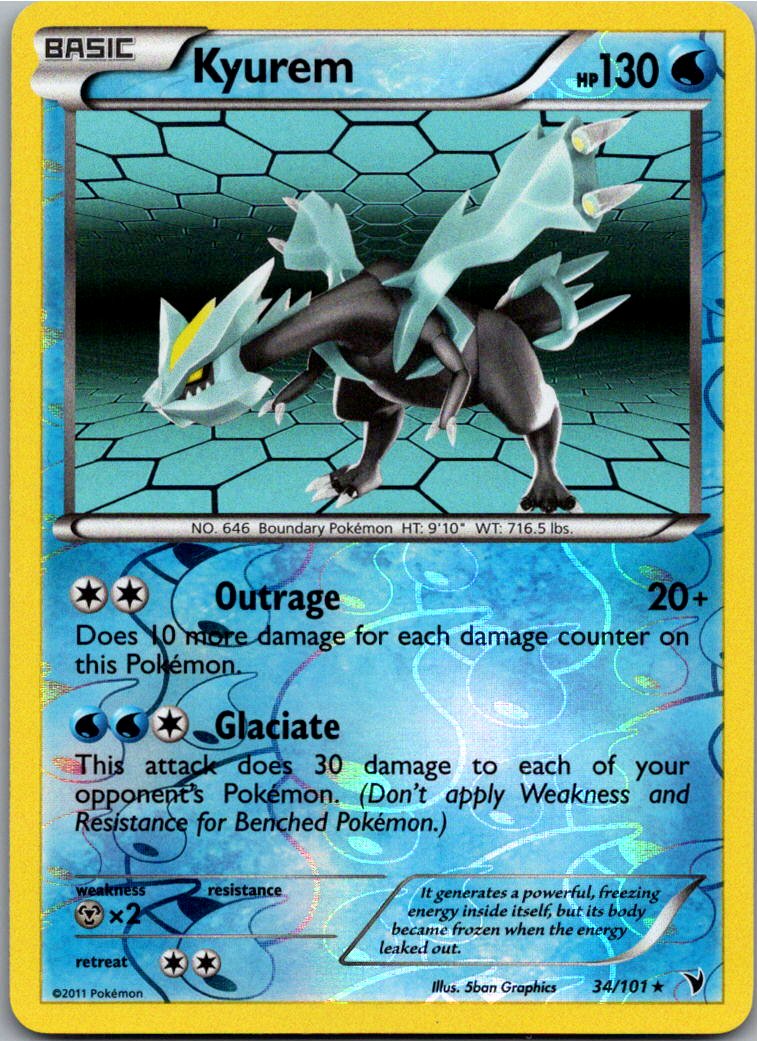Kyurem 34/101 Königliche Siege – Vorderseite