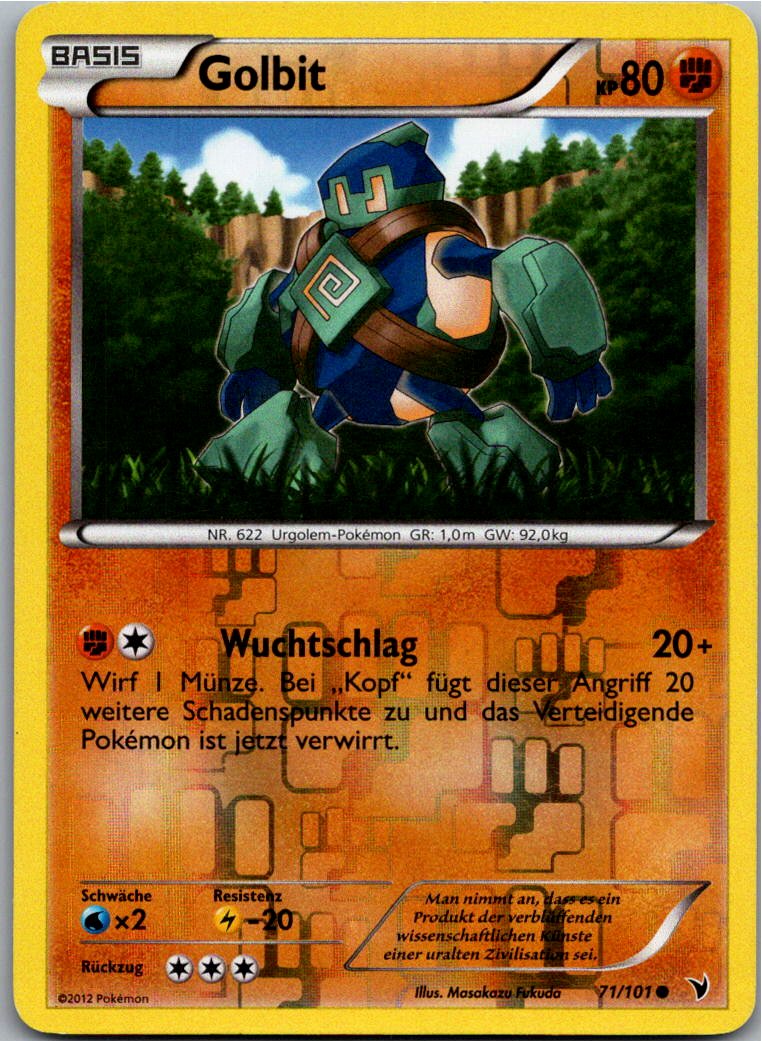 Golbit 71/101 Königliche Siege – Vorderseite