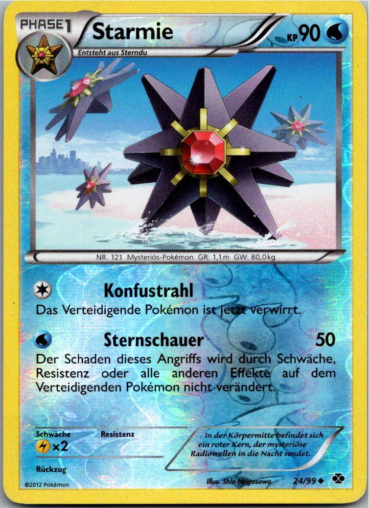 Starmie 24/99 Kommende Schicksale – Vorderseite