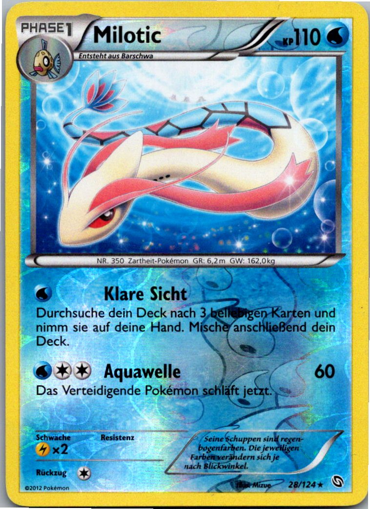 Milotic 28/124 Hoheit der Drachen – Vorderseite