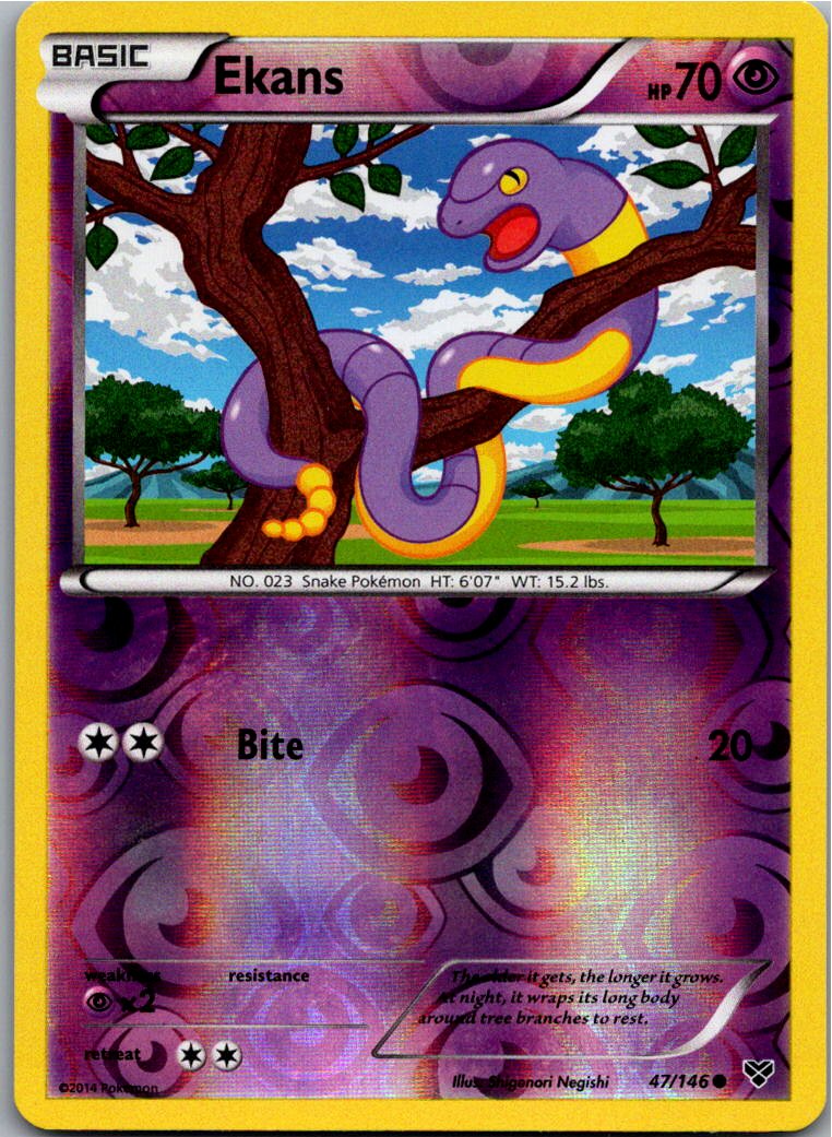 Ekans Rettan 47/146 XY – Vorderseite