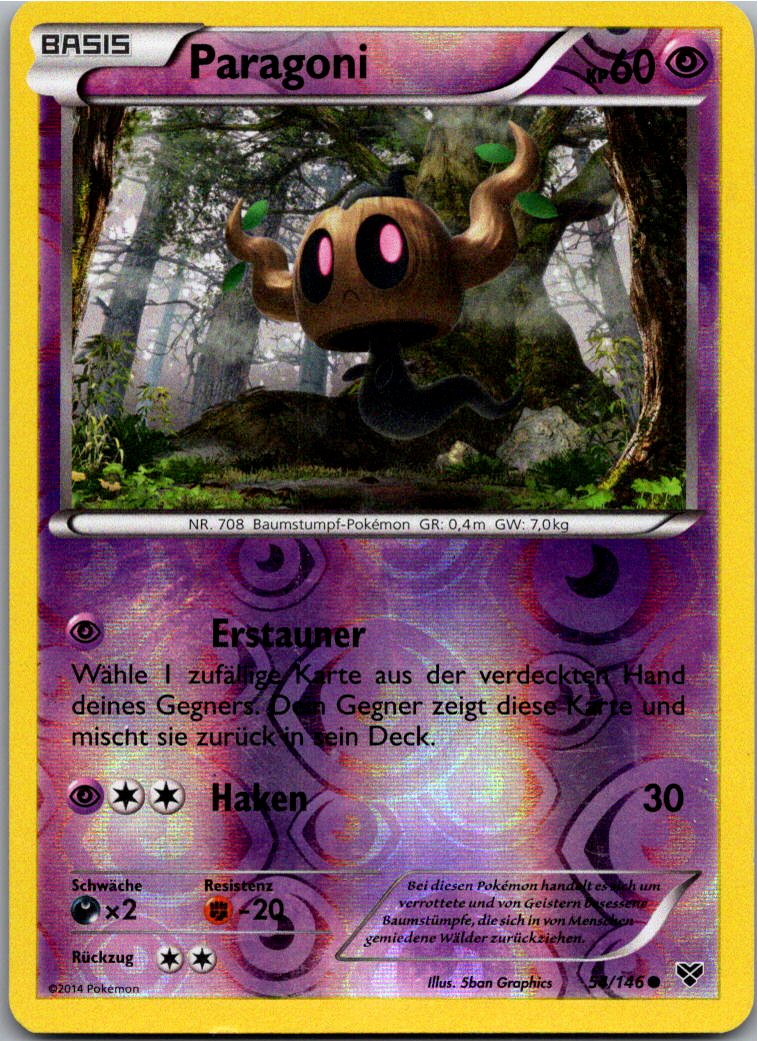 Paragoni 54/146 XY – Vorderseite