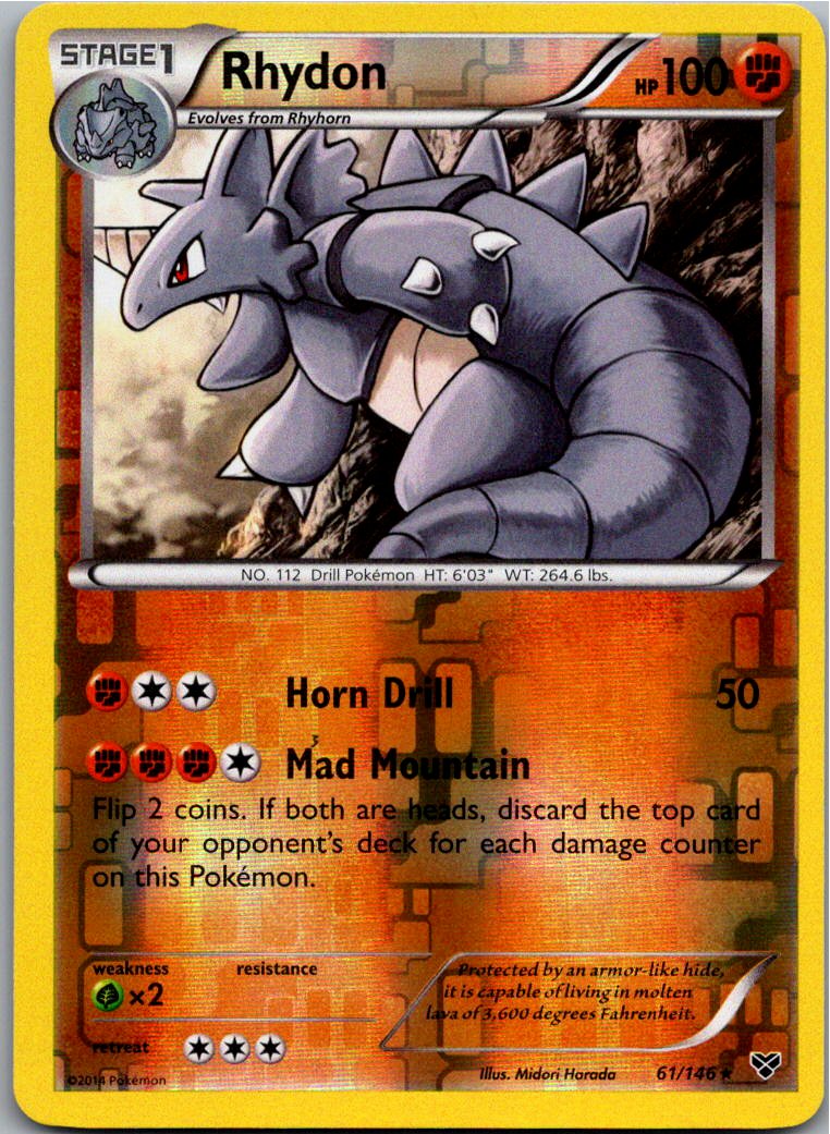 Rhydon Rizeros 61/146 XY – Vorderseite