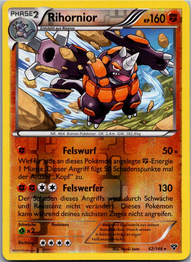Rihornior 62/146 XY – Vorderseite