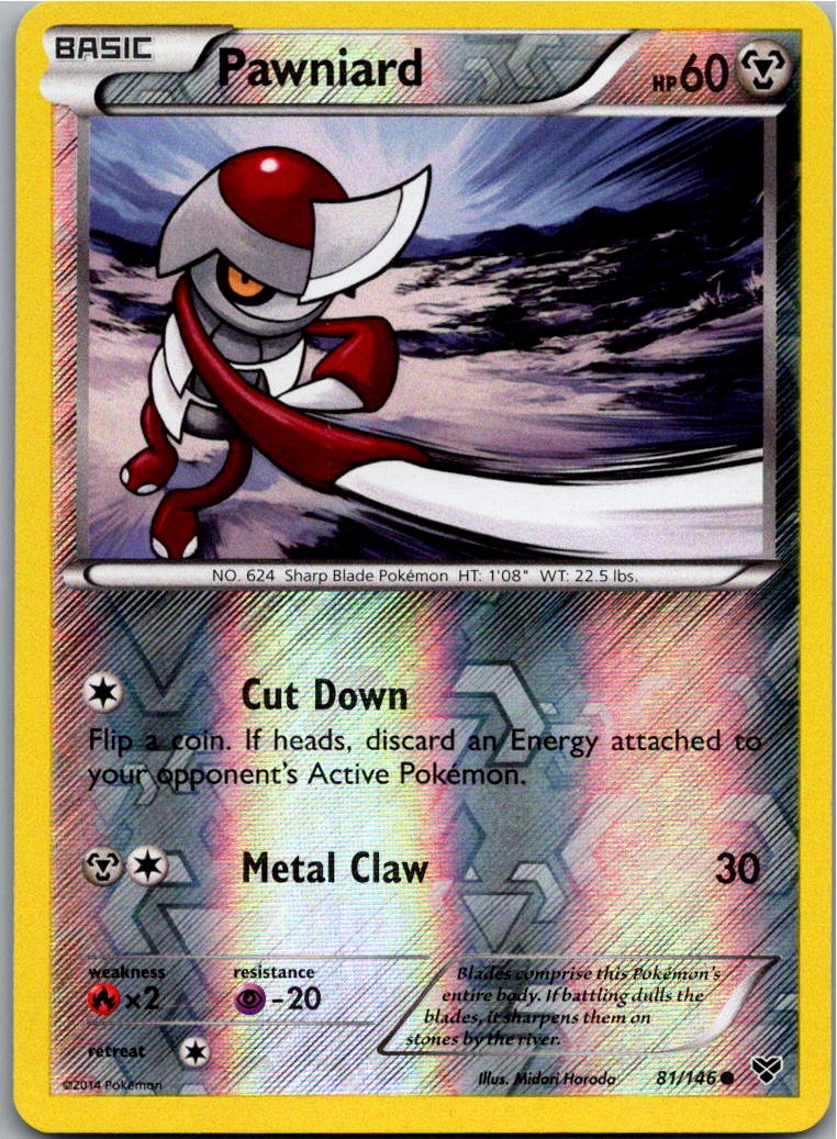 Pawniard Gladiantri 81/146 XY – Vorderseite
