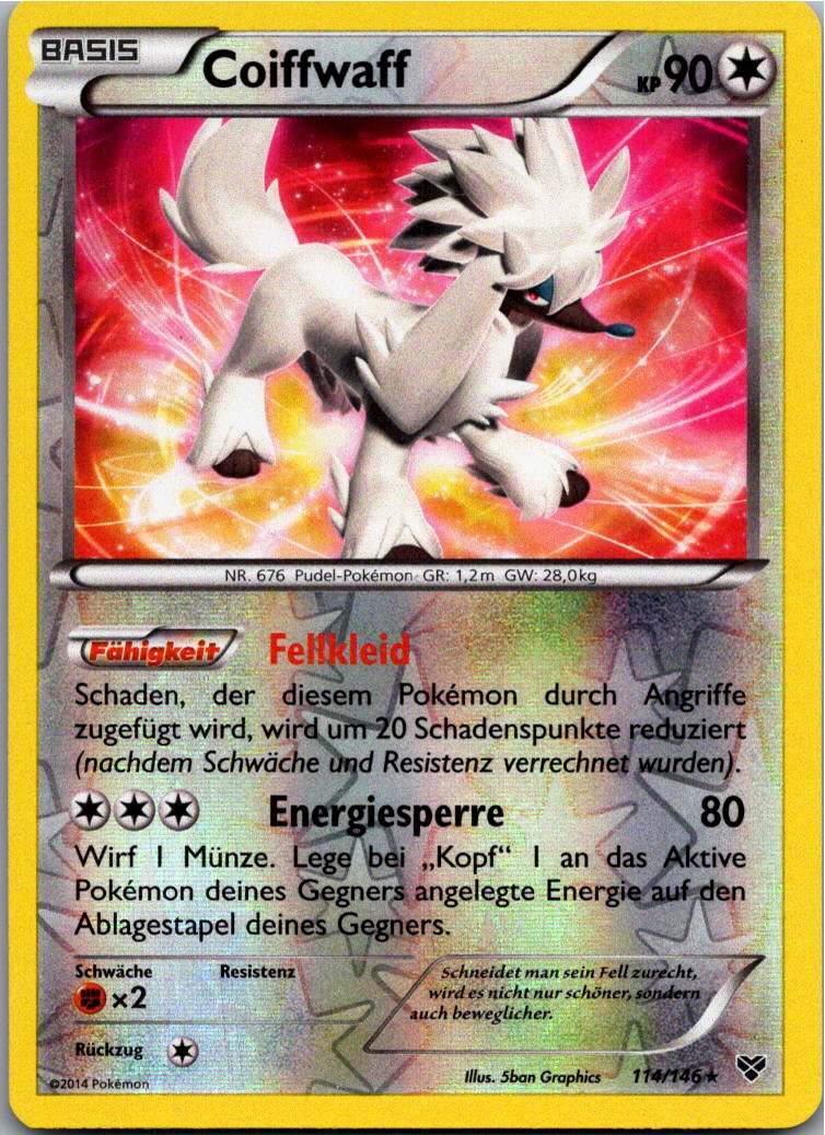 Coiffwaff 114/146 XY – Vorderseite