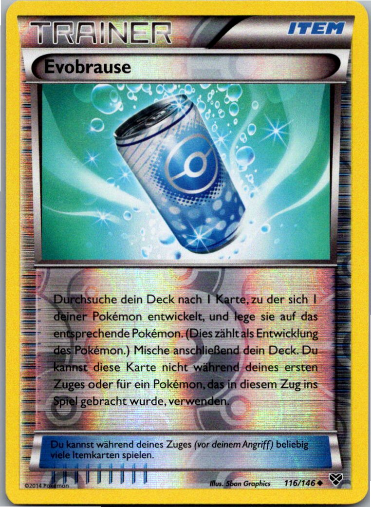 Evobrause 116/146 XY – Vorderseite