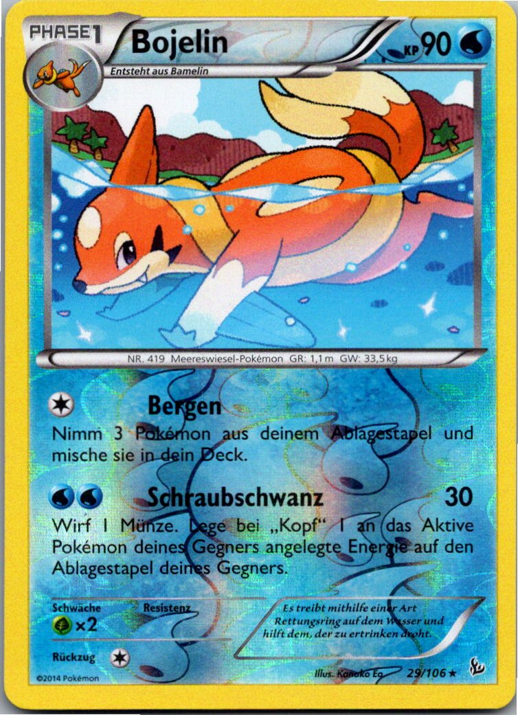 Bojelin 29/106 Flammenmeer – Vorderseite