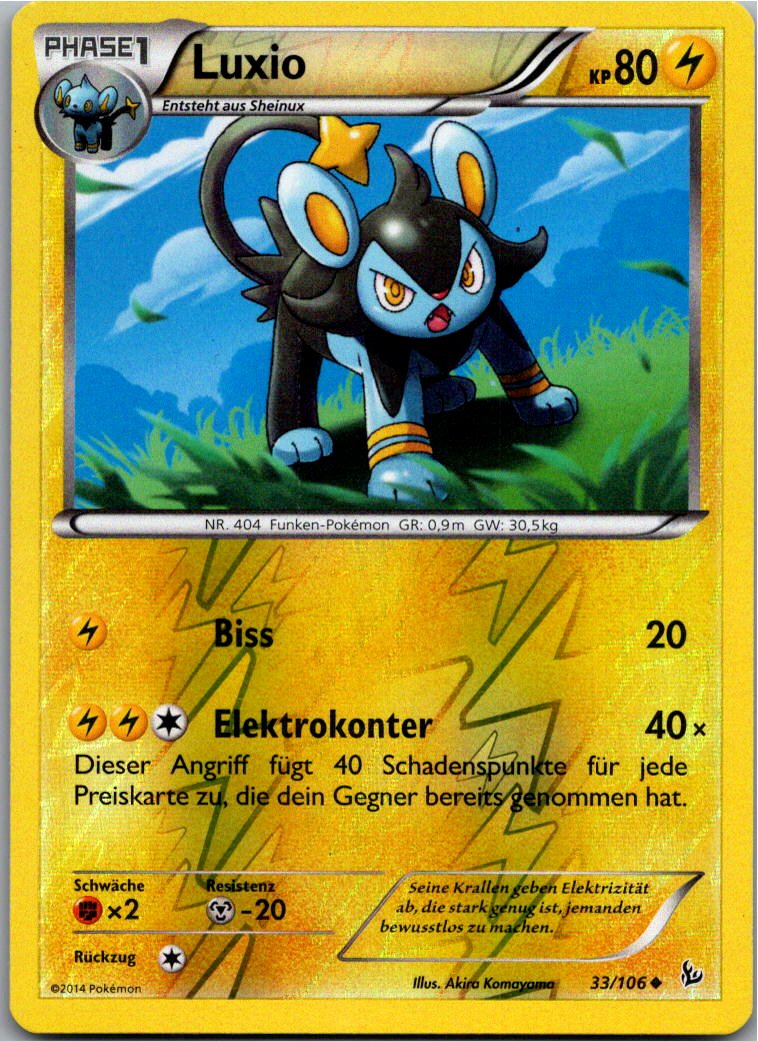 Luxio 33/106 Flammenmeer – Vorderseite