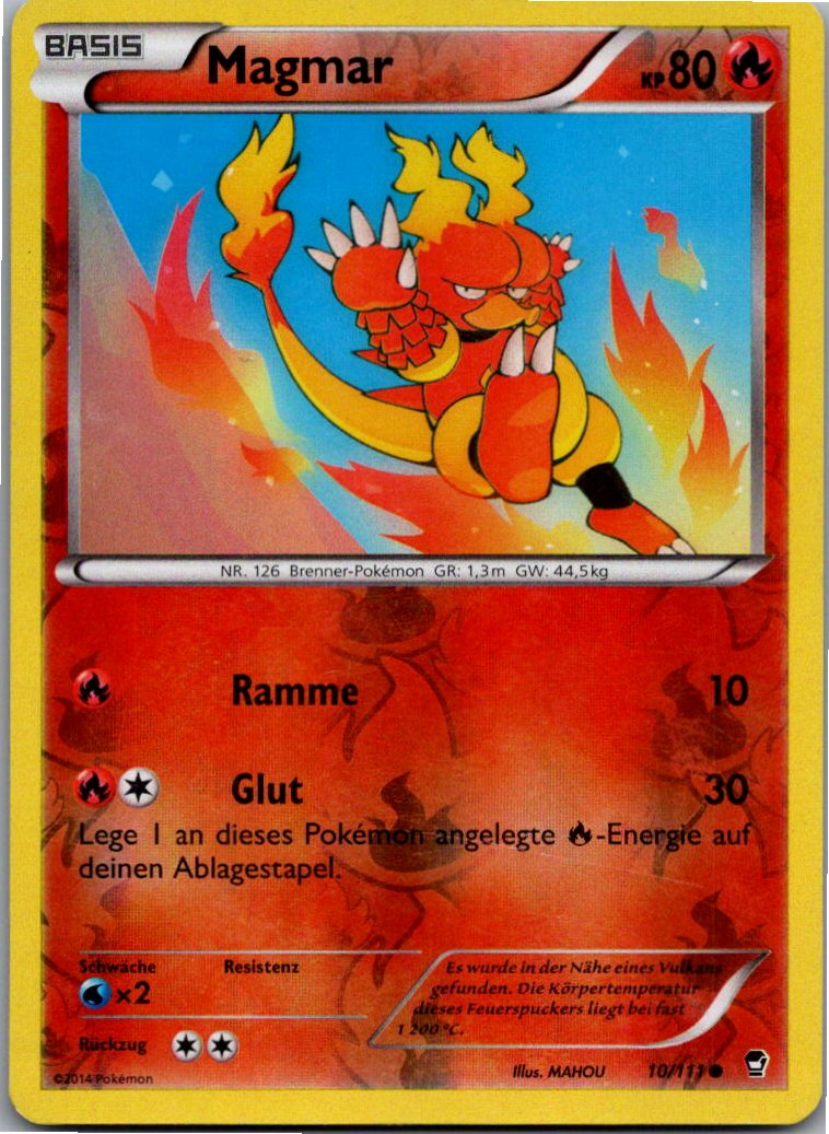 Magmar 10/111 Fliegende Fäuste – Vorderseite