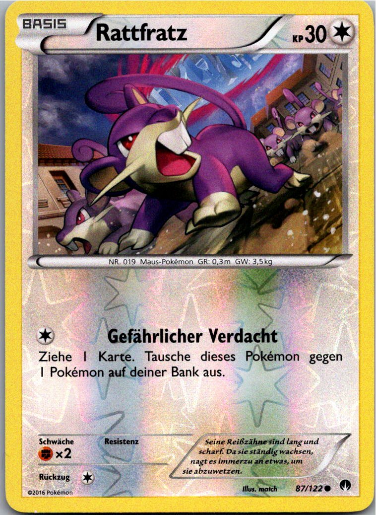 Rattfratz 87/122 TURBOfieber – Vorderseite