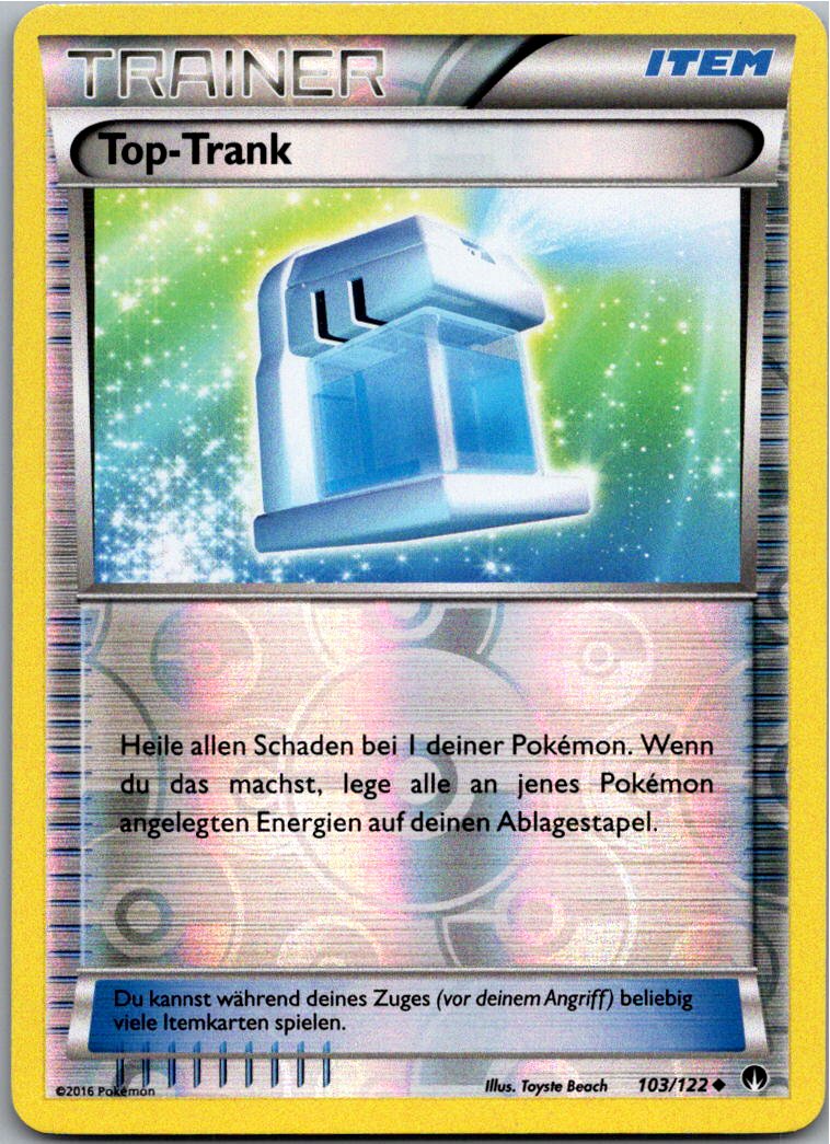 Top-Trank 103/122 TURBOfieber – Vorderseite