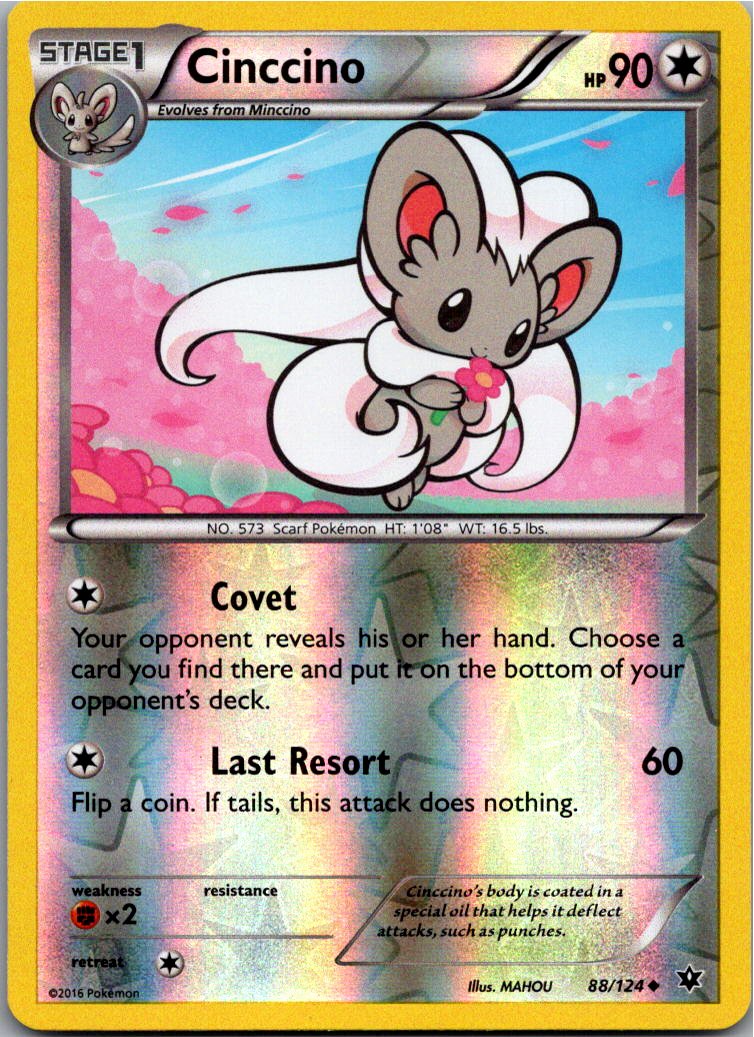 Cinccino Chillabell 88/124 Schicksalsschmiede – Vorderseite