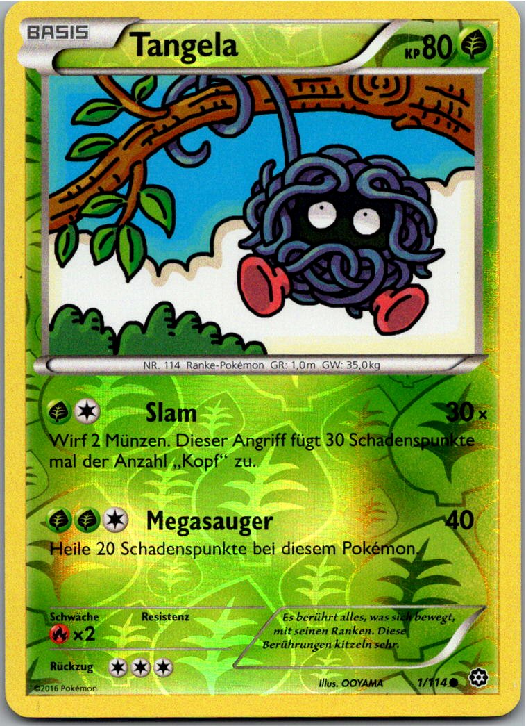 Tangela 1/114 Dampfkessel – Vorderseite