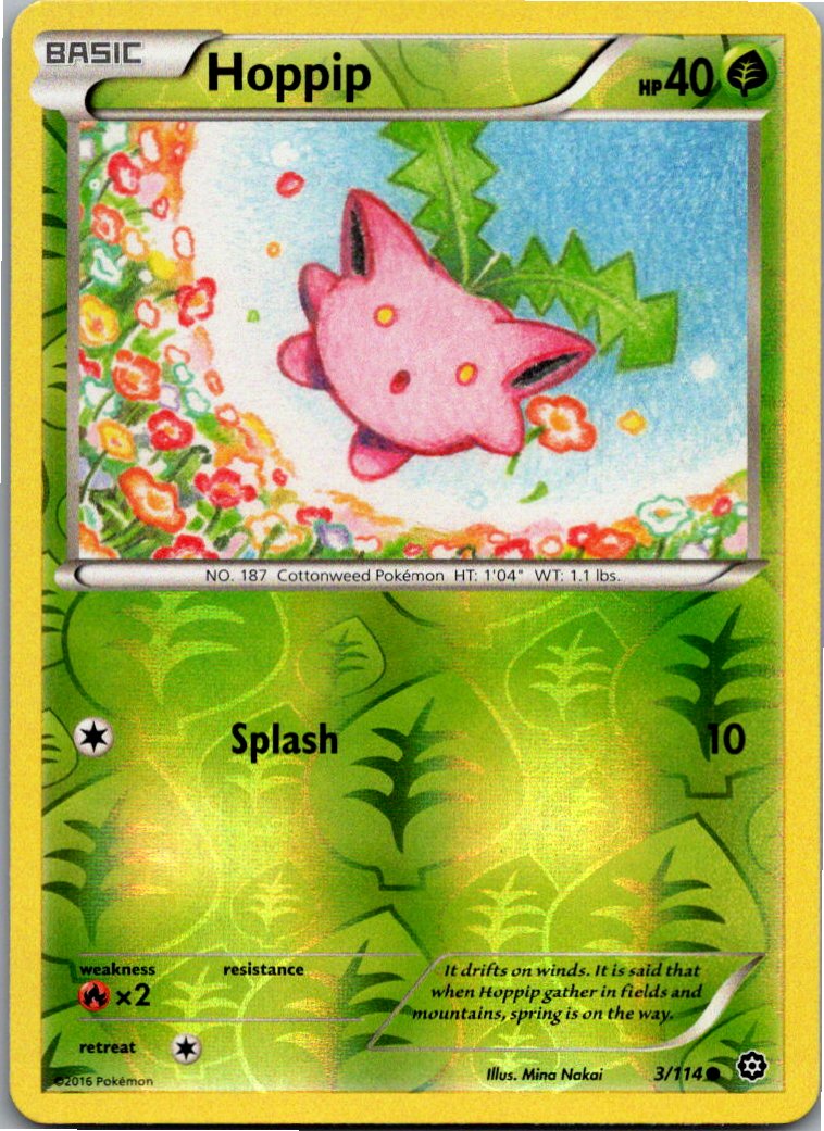 Hoppip Hoppspross 3/114 Dampfkessel – Vorderseite