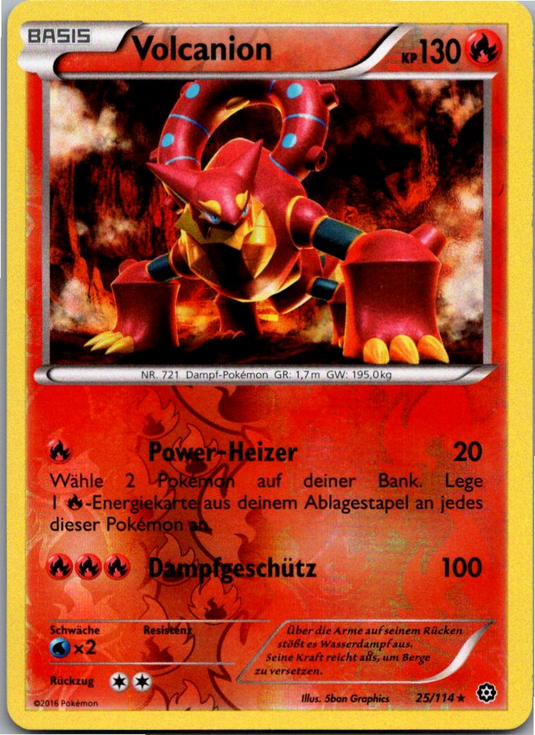 Volcanion 25/114 Dampfkessel – Vorderseite