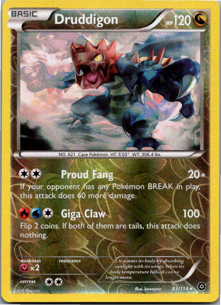 Druddigon Shardrago 83/114 Dampfkessel – Vorderseite