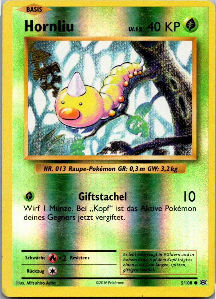 Hornliu 5/108 Evolution – Vorderseite