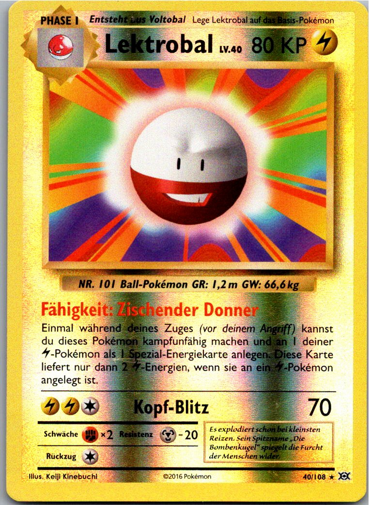 Lektrobal 40/108 Evolution – Vorderseite