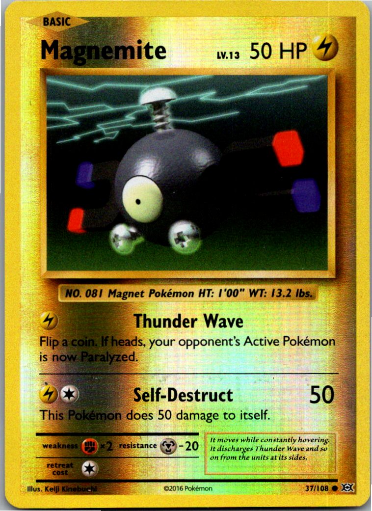 Magnemite Magnetilo 37/108 Evolution – Vorderseite