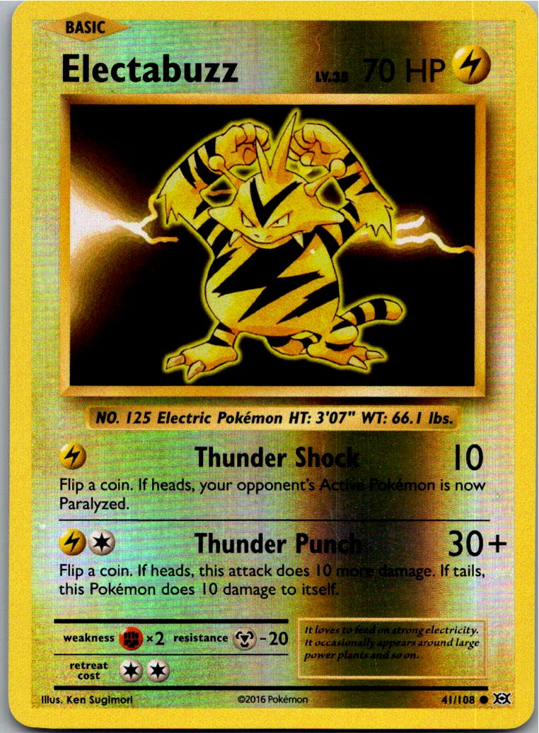 Electabuzz Elektek 41/108 Evolution – Vorderseite