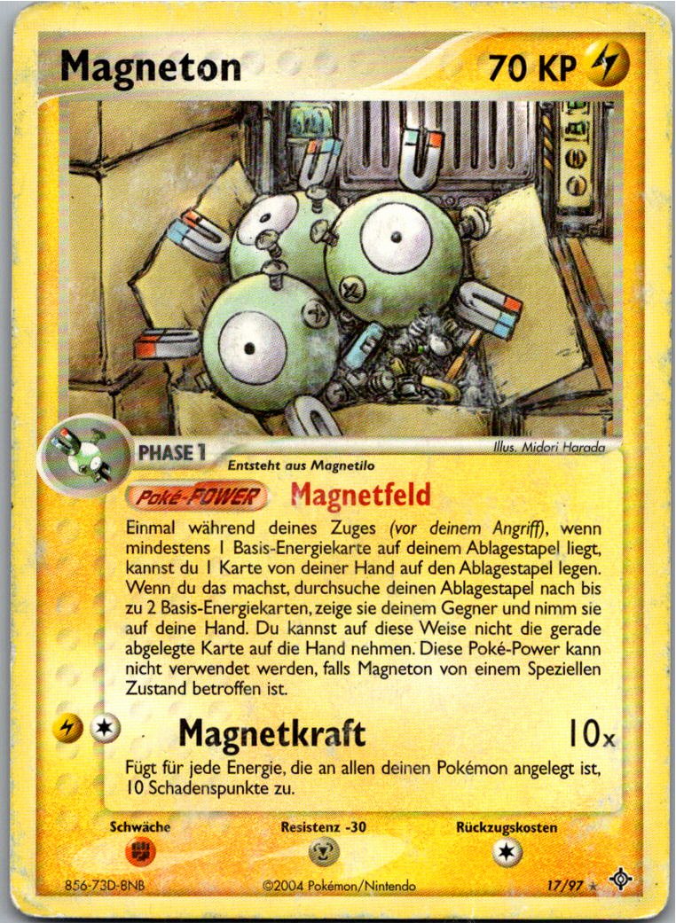 Magneton 17/97 EX Drache – Vorderseite