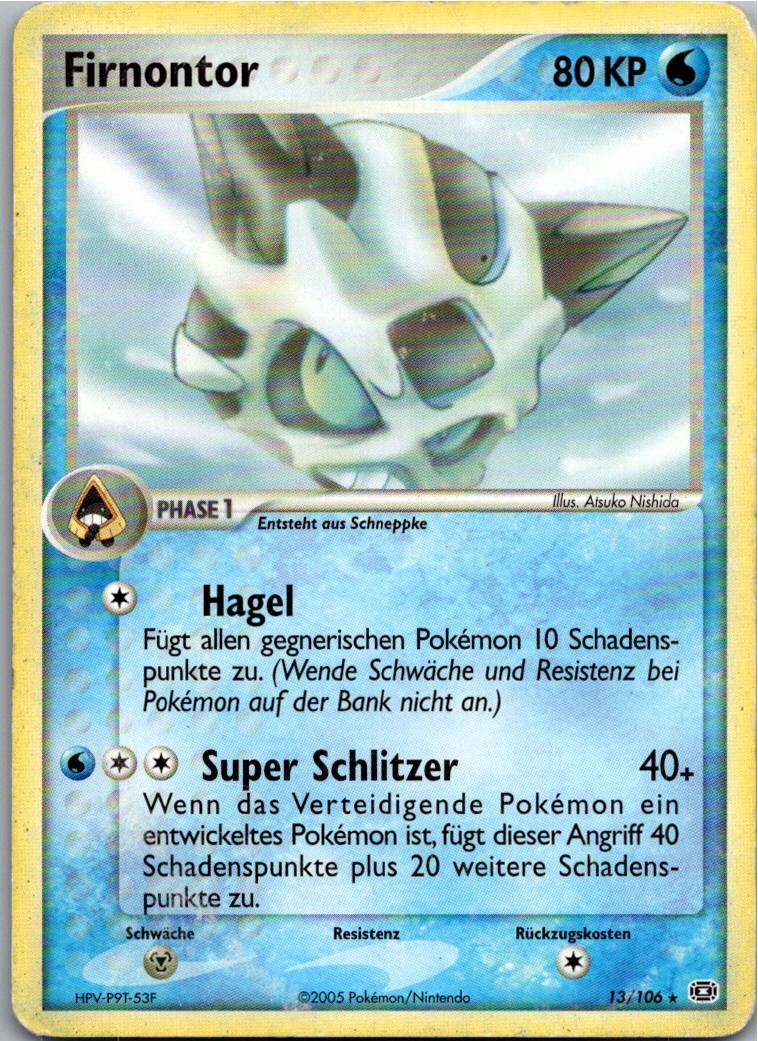 Firnontor 13/106 EX Smaragd – Vorderseite