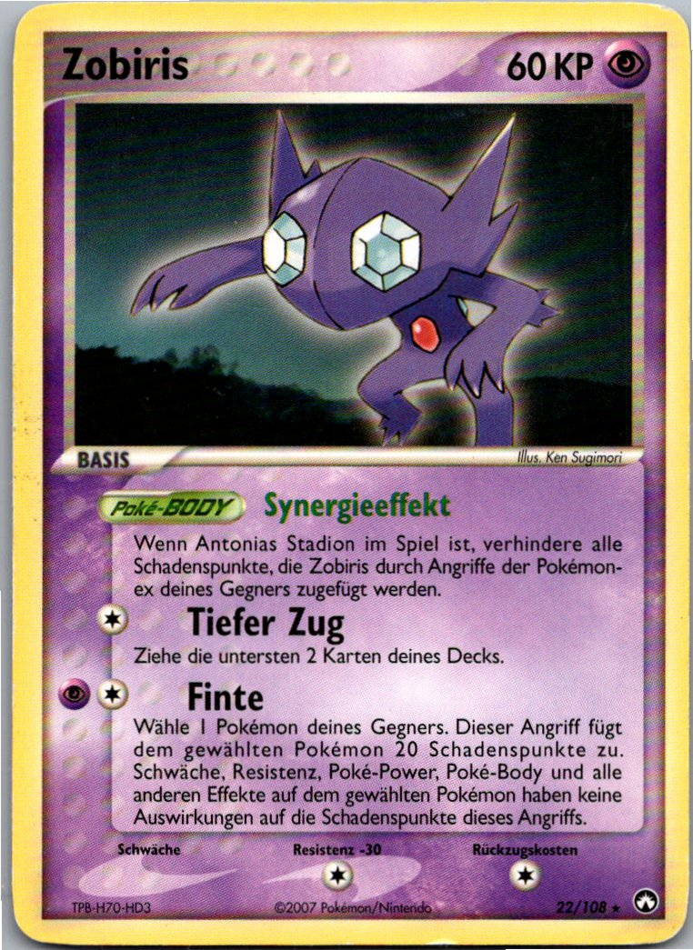 Zobiris 22/108 EX Power Keepers – Vorderseite