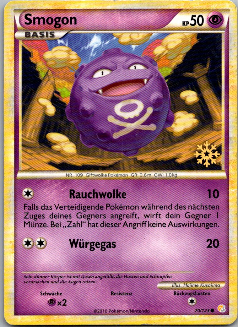 Smogon 70/123 HeartGold SoulSilver – Vorderseite