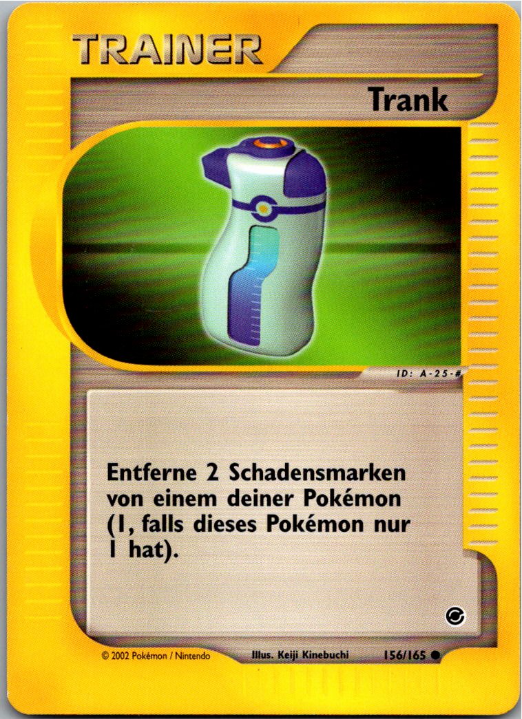 Trank 156/165 Expedition – Vorderseite