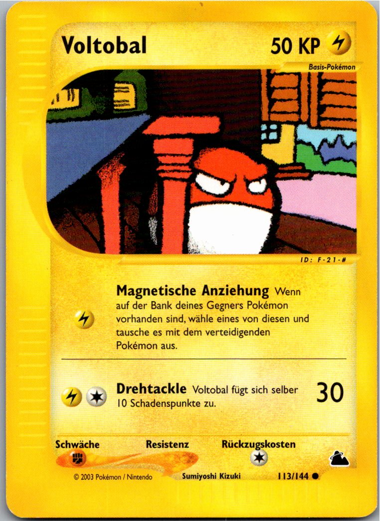 Voltobal 113/144 Skyridge – Vorderseite