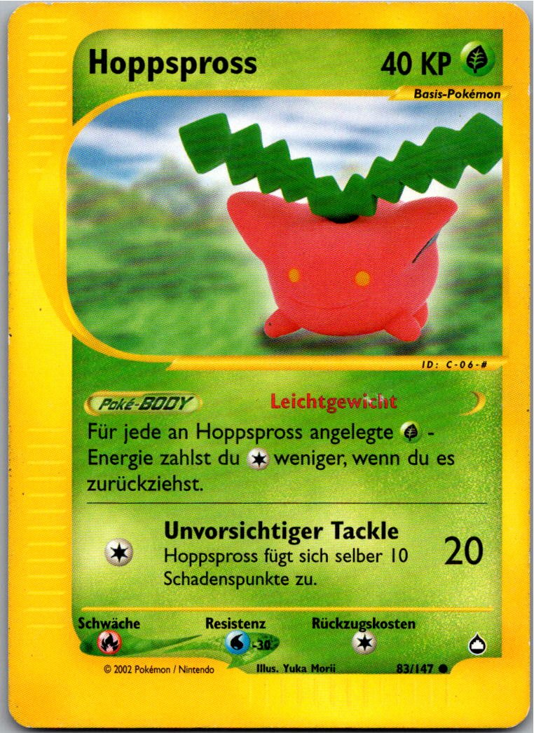 Hoppspross 83/147 Aquapolis – Vorderseite