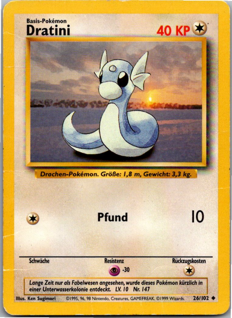 Dratini 26/102 Grundset – Vorderseite