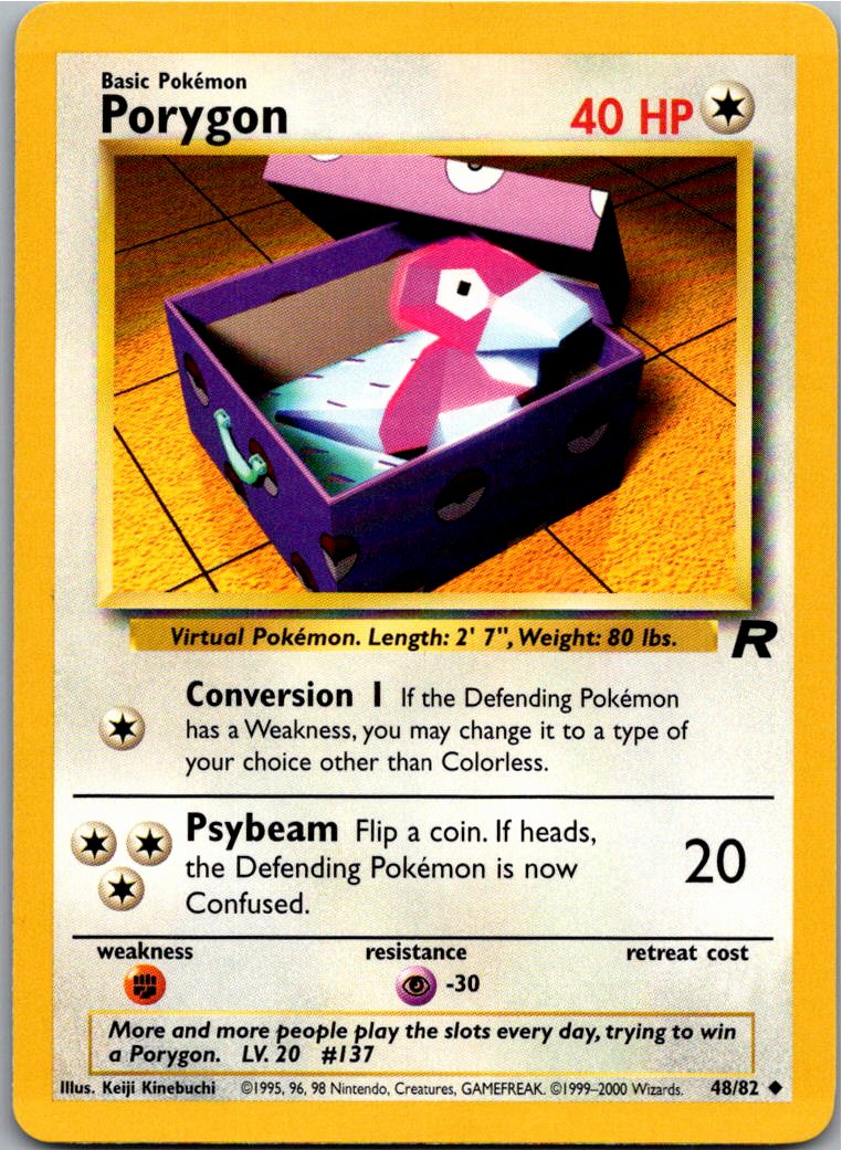 Porygon 48/82 Team Rocket – Vorderseite