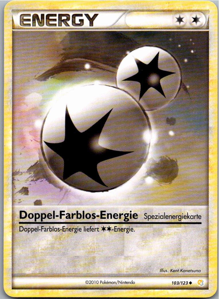 Doppel-Farblos-Energie 103/123 HeartGold SoulSilver – Vorderseite
