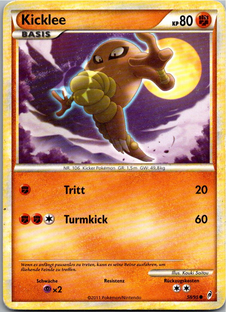 Kicklee 58/95 Ruf der Legenden – Vorderseite