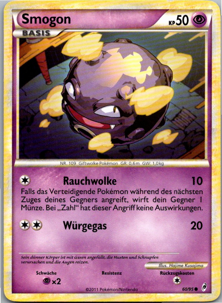 Smogon 60/95 Ruf der Legenden – Vorderseite