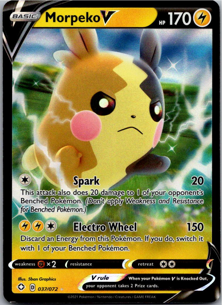 Morpeko V 037/072 Glänzendes Schicksal – Vorderseite