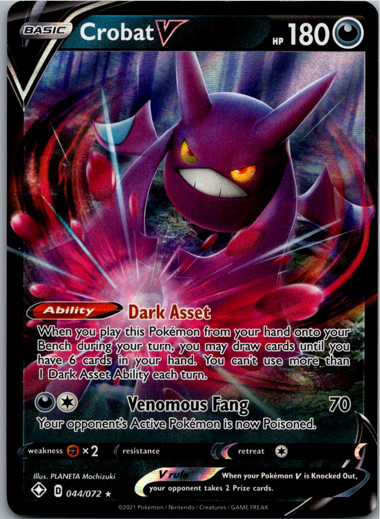 Crobat V Iksbat V 044/072 Glänzendes Schicksal – Vorderseite