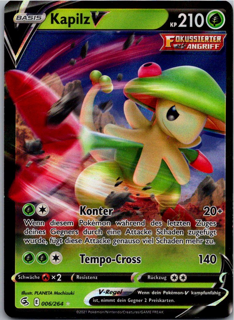Kapilz V 006/264 Fusionsangriff – Vorderseite
