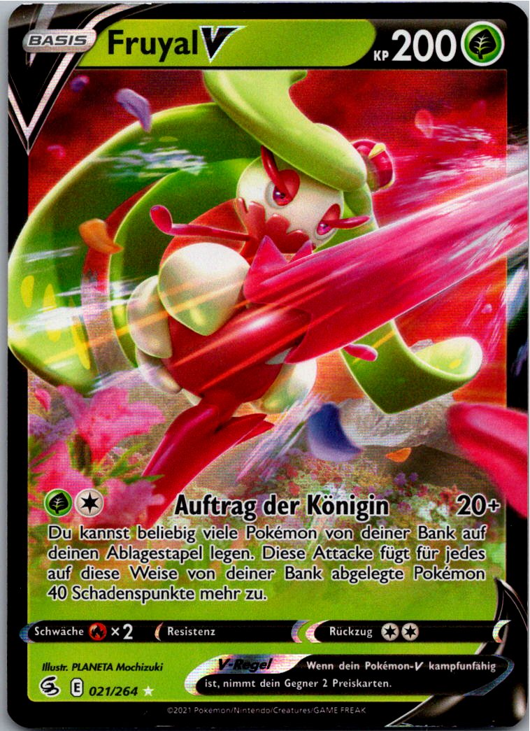 Fruyal V 021/264 Fusionsangriff – Vorderseite