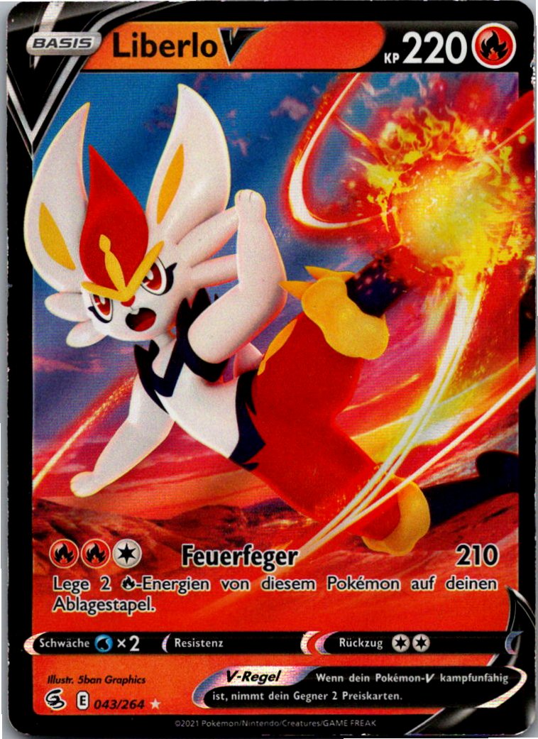 Liberlo V 043/264 Fusionsangriff – Vorderseite