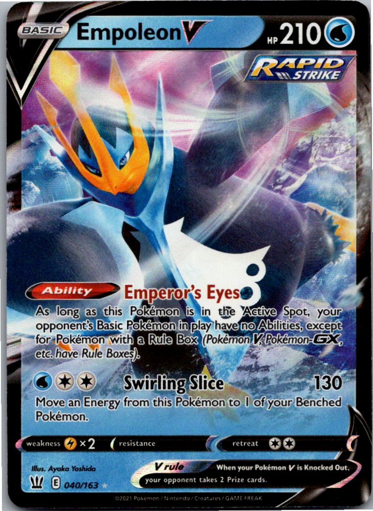 Empoleon V Impoleon V 040/163 Kampfstile – Vorderseite