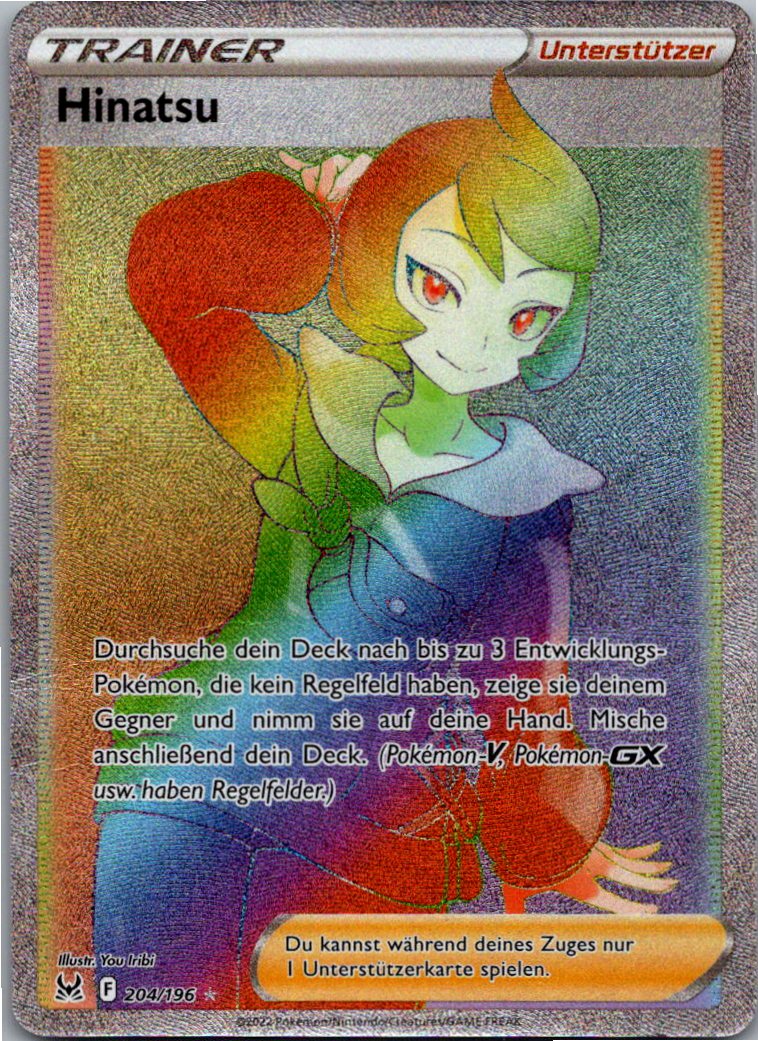 Hinatsu 204/196 Verlorener Ursprung – Vorderseite