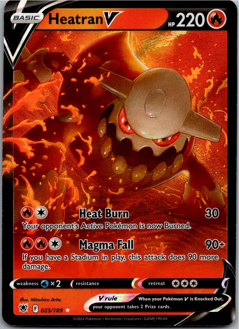 Heatran V 025/189 Astralglanz – Vorderseite