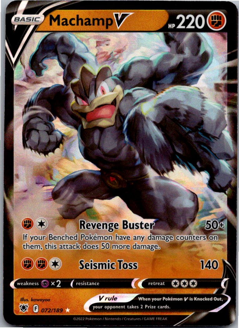 Machamp V Machomei V 072/189 Astralglanz – Vorderseite