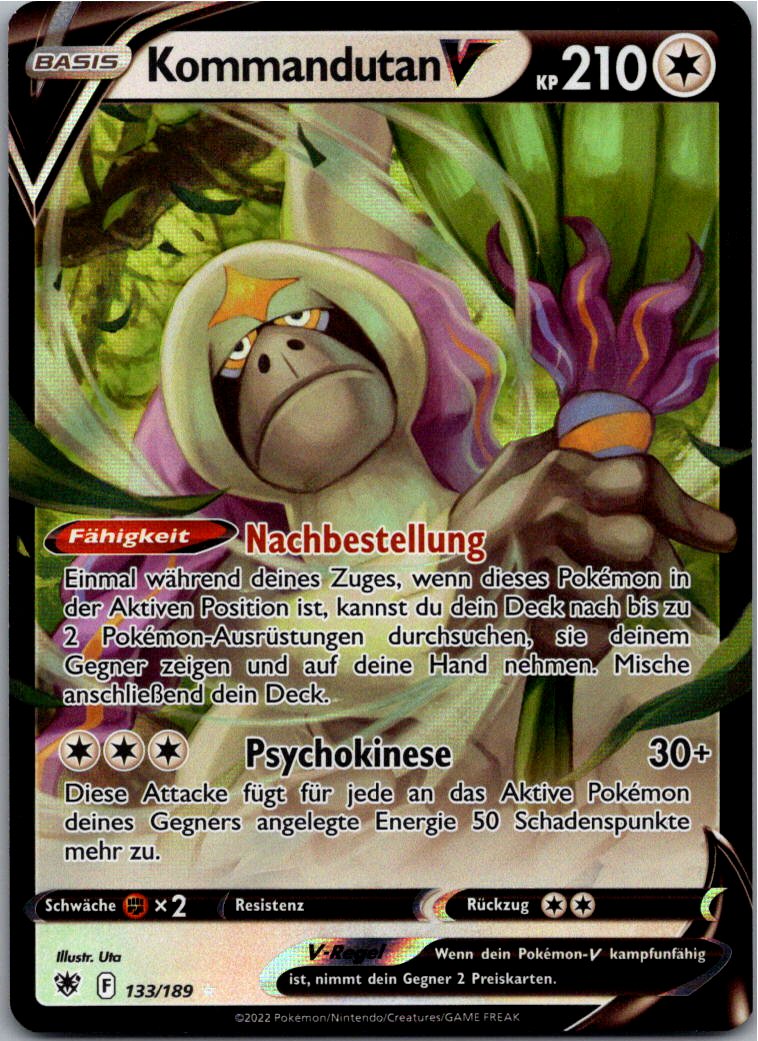 Kommandutan V 133/189 Astralglanz – Vorderseite